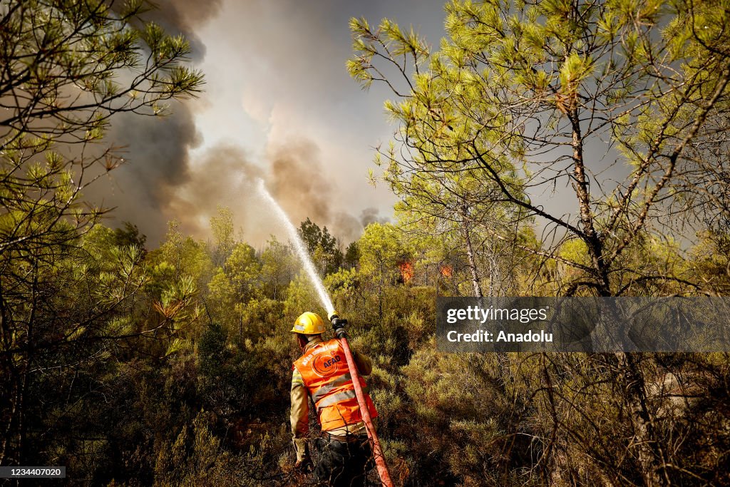 Forest fires in Antalya