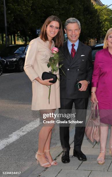 Susanne Seehofer and Christian Auer, Gerswid Herrmann, Karin Seehofer and Joachim Herrmann during the 55th birthday party of Stavros Kostantinidis...