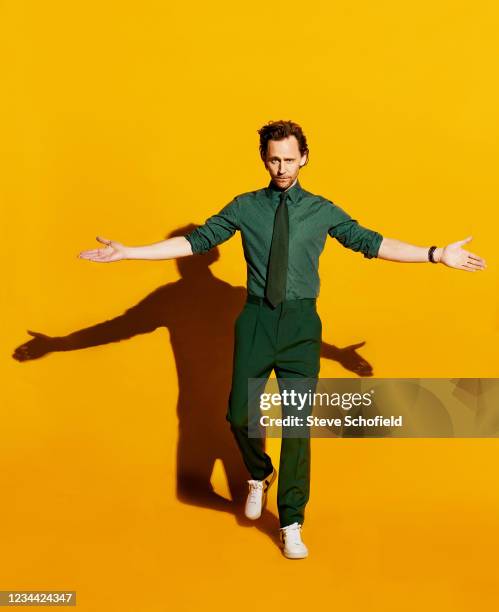 Actor Tom Hiddleston is photographed for Empire magazine on March 10, 2021 in London, England.