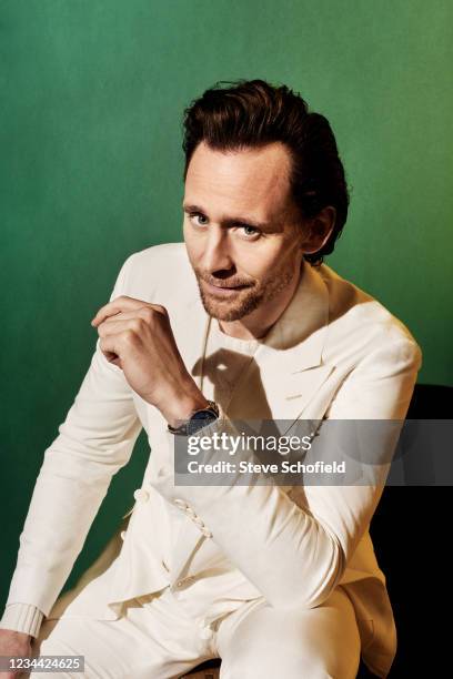 Actor Tom Hiddleston is photographed for Empire magazine on March 10, 2021 in London, England.