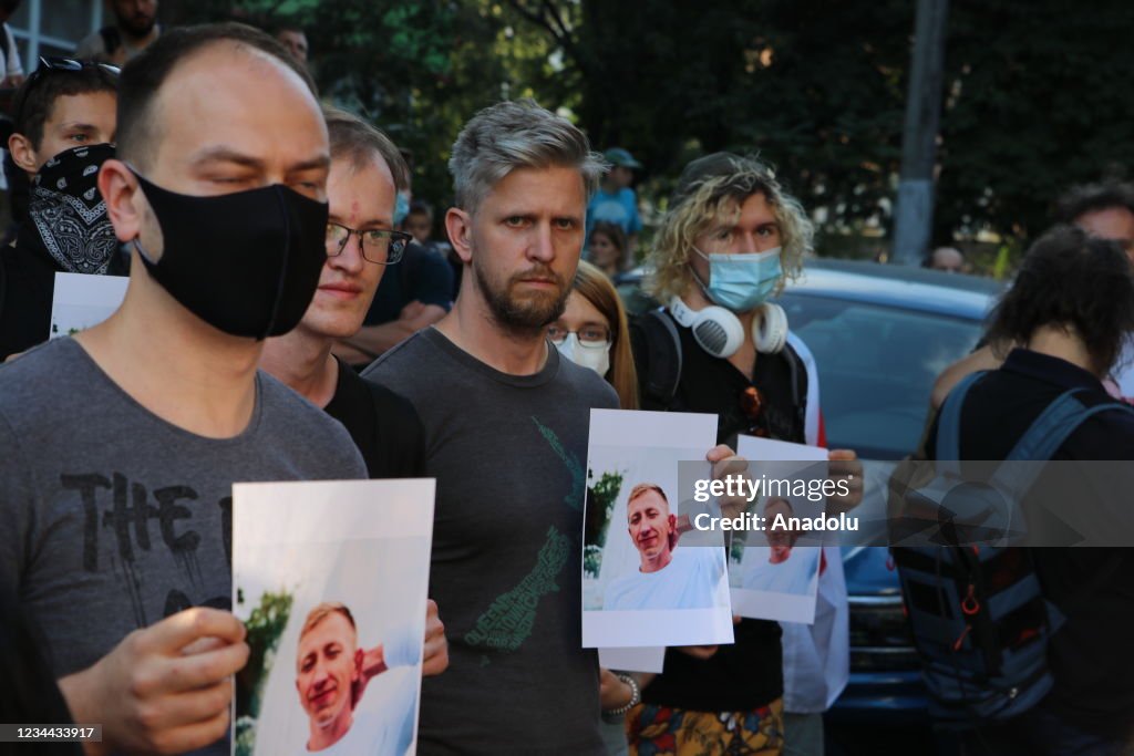 Protest for Belarusian opposition politician found dead in Kyiv
