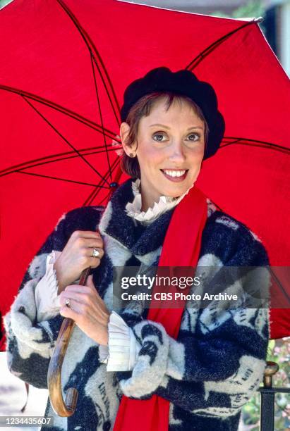 Pictured is Shelley Duvall who plays Lily Miniver, an eccentric, intrepid young woman whose job as associate curator at the prestigious Jeffersonian...