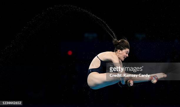 Tokyo , Japan - 4 August 2021; Andrea Spendolini Sirieix of Great Britain in action during the preliminary round of the women's 10 metre platform at...