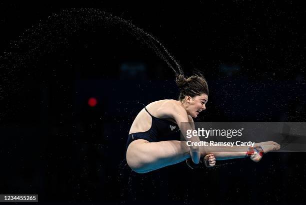 Tokyo , Japan - 4 August 2021; Andrea Spendolini Sirieix of Great Britain in action during the preliminary round of the women's 10 metre platform at...