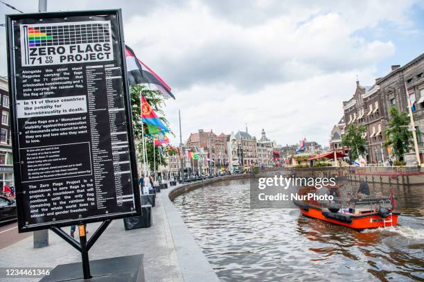 The Monument of Visibility of the Zero Flags Project consists of the 71 flags of the countries where homosexuality is in the Criminal Code. During...