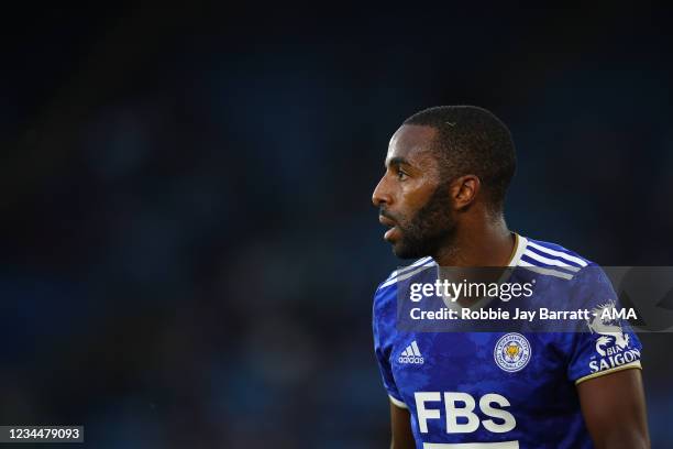 Ricardo Pereira of Leicester City during the Pre Season Friendly fixture between Leicester City and Villarreal at The King Power Stadium on August 4,...