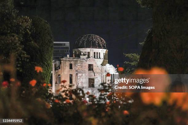 The Atomic Bomb Dome lit up at night in the Peace Memorial Park. This Friday will mark the 76th anniversary of the atomic bombing of Hiroshima, which...