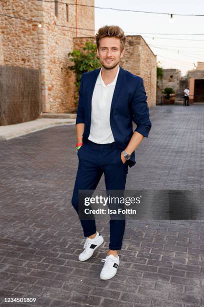 German actor Joern Schloenvoigt during the Remus Charity Night on August 5, 2021 in Palma de Mallorca, Spain.