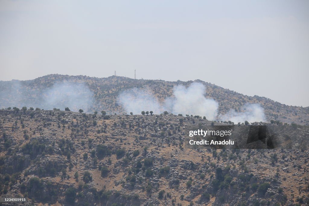 Israeli army continues artillery fire on the Lebanese side