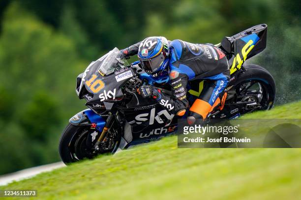 Xavier Simeon of Belgium and Ducati Brussel during the MotoGP of Styria - Free Practice at Red Bull Ring on August 6, 2021 in Spielberg, Austria.