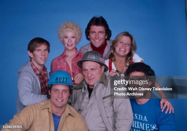 Charles Martin Smith, Sue Ane Langdon, Philip Brown, Susan Bruckner, Douglas Barr, Dolph Sweet, Tim Rossovich promotional photo for the ABC tv series...