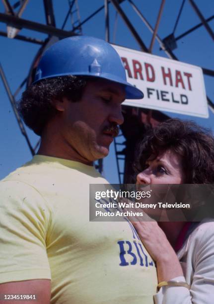 Tim Rossovich, Ann Wedgeworth appearing in the ABC tv series 'When the Whistle Blows'.