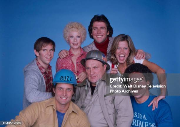 Charles Martin Smith, Sue Ane Langdon, Philip Brown, Susan Bruckner, Douglas Barr, Dolph Sweet, Tim Rossovich promotional photo for the ABC tv series...