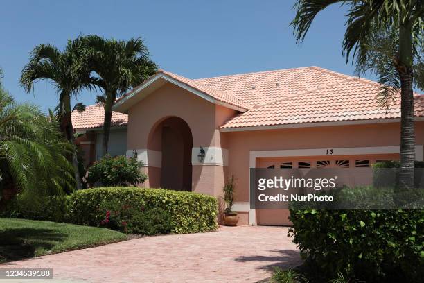 Luxury home on Marco Island, Florida, USA, on August 22, 2012.