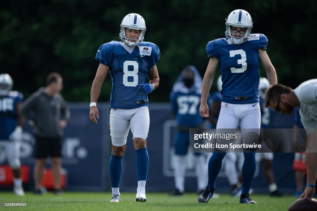NFL: AUG 07 Indianapolis Colts Training Camp