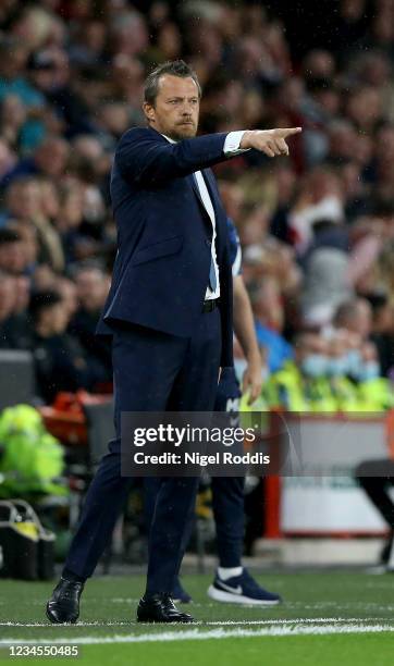 Slavisa Jokanovic manager of Sheffield United during the Sky Bet Championship match between Sheffield United and Birmingham City at Bramall Lane on...