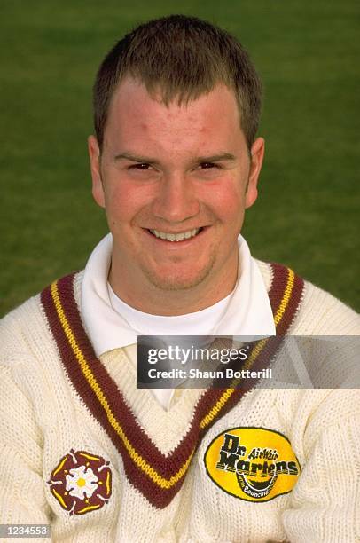 Portrait of David Sales of Northamptonshire CCC at the County Ground in Northampton, England. \ Mandatory Credit: Shaun Botterill /Allsport