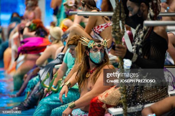 Mermen Center Mermen Photos and Premium High Res Pictures - Getty Images