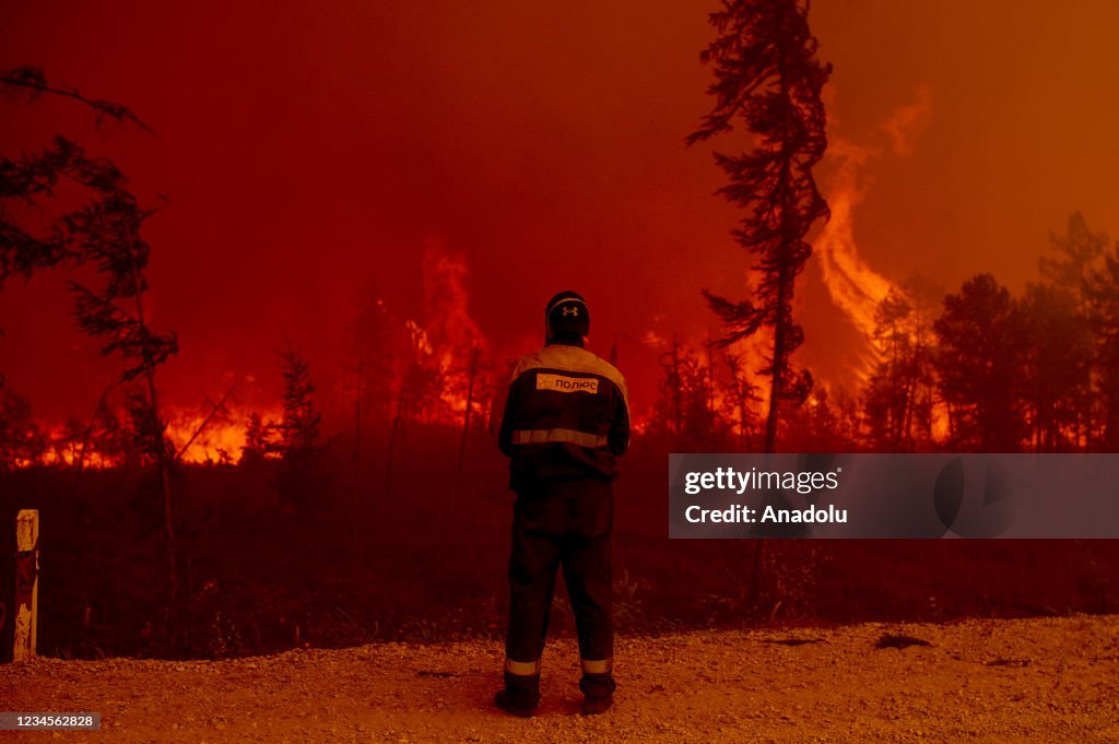 Forest fires in Russia