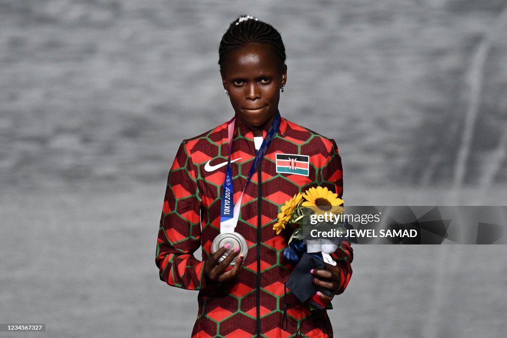 ATHLETICS-OLY-2020-2021-TOKYO-PODIUM-CLOSING