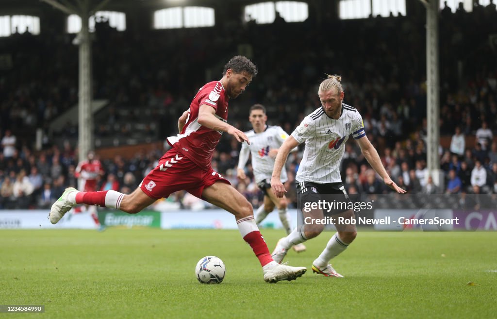 Fulham v Middlesbrough - Sky Bet Championship