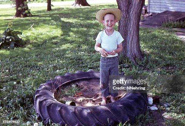 boy in sandbox 1964, retro - 1960 stock pictures, royalty-free photos & images