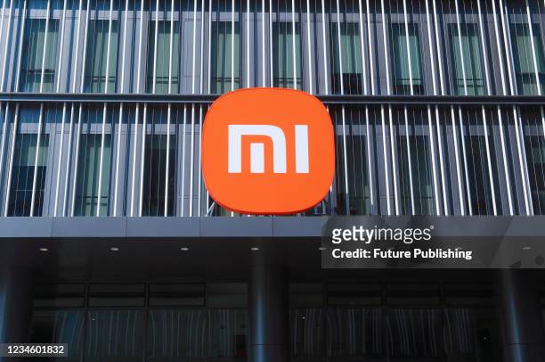 View of the office building of Xiaomi in Shanghai, China Sunday, Aug. 08, 2021.