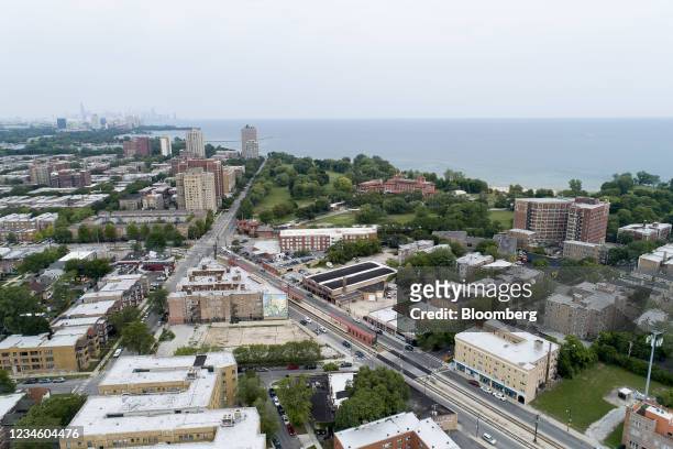 The South Shore neighborhood of Chicago, Illinois, U.S., on Tuesday, July 27, 2021. The infusion of Paycheck Protection Program funds has failed to...