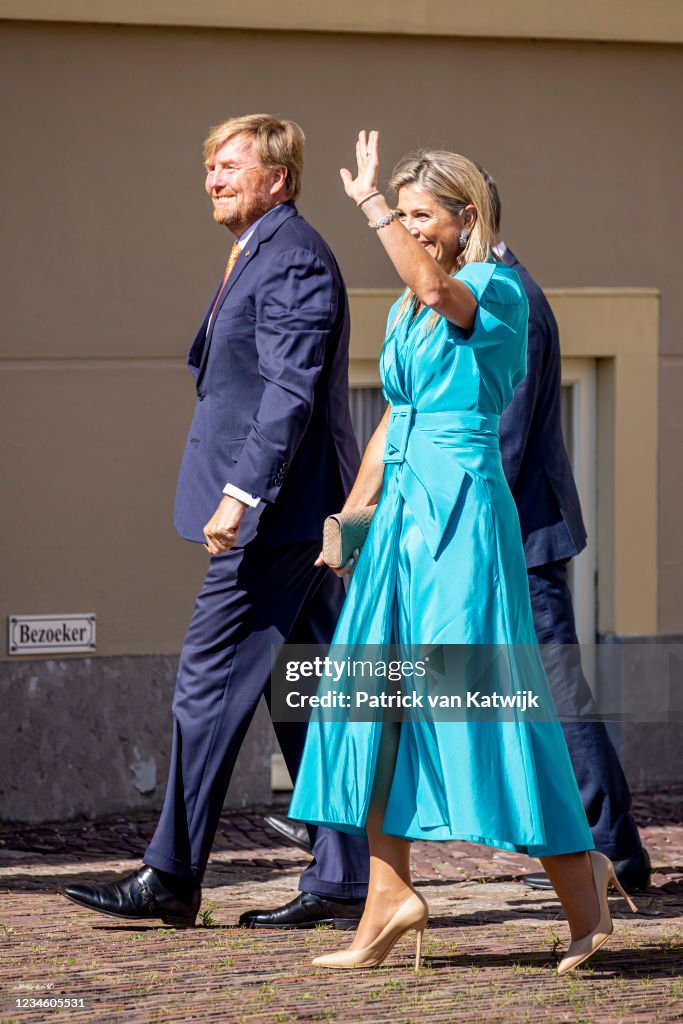 King Willem-Alexander And Queen Maxima Wellcome Dutch Olympics Medal Winners