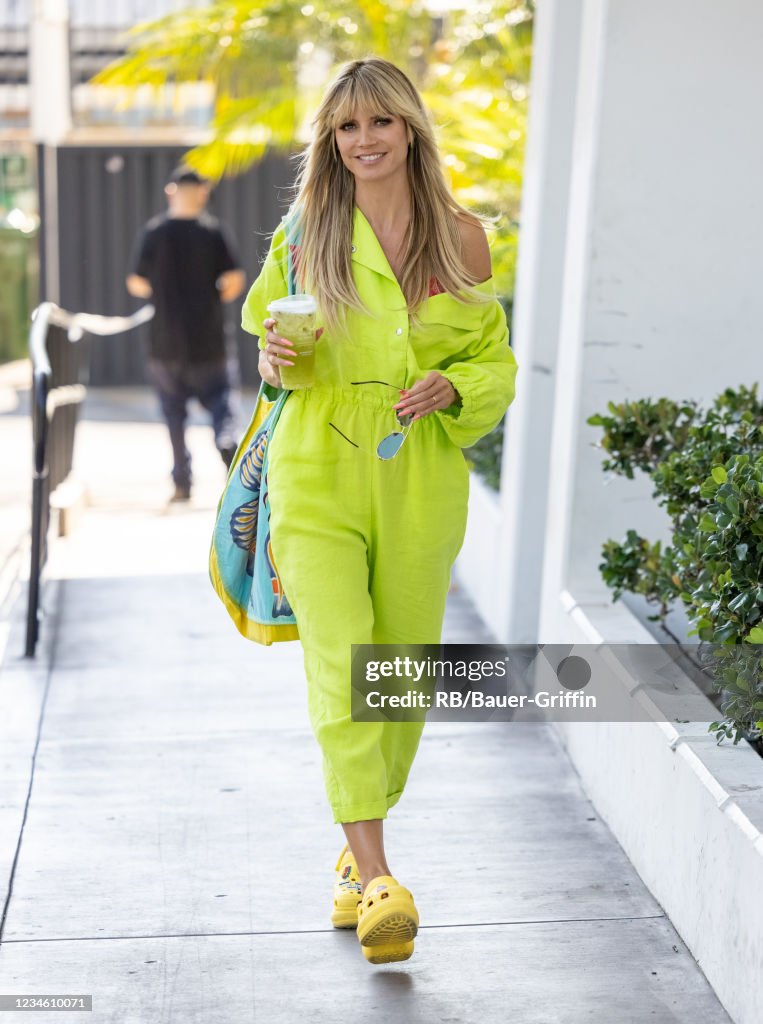 Celebrity Sightings In Los Angeles - August 10, 2021