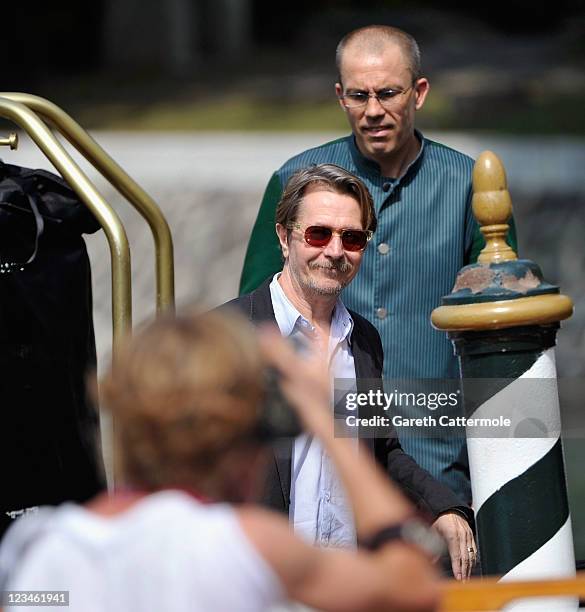 Actor Gary Oldman attends the 68th Venice Film Festival on September 3, 2011 in Venice, Italy.