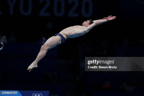 Summer Olympics: Great Britain Thomas Daley during Men's 10m Platform Diving Final at Tokyo Aquatics Centre. Tokyo, Japan 8/7/2021 CREDIT: Simon Bruty