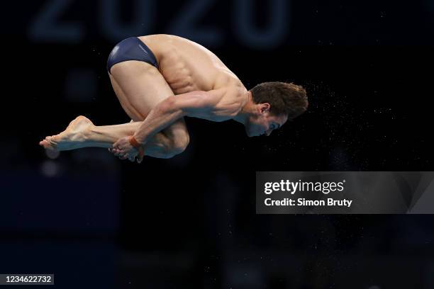 Summer Olympics: Great Britain Thomas Daley in action during Men's 10m Platform Diving Final at Tokyo Aquatics Centre. Tokyo, Japan 8/7/2021 CREDIT:...