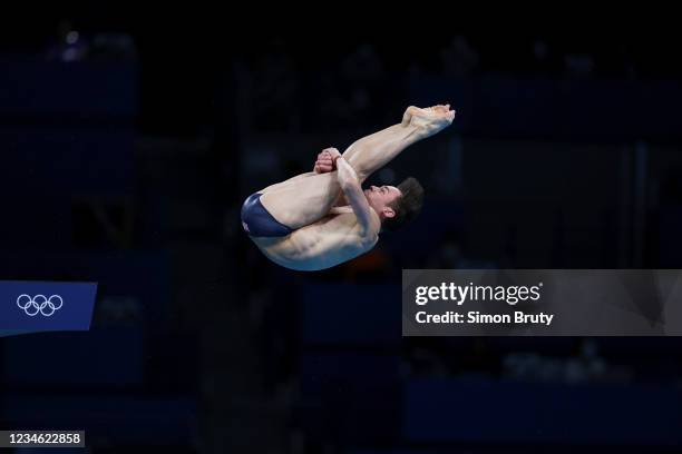 Summer Olympics: Great Britain Thomas Daley during Men's 10m Platform Diving Final at Tokyo Aquatics Centre. Tokyo, Japan 8/7/2021 CREDIT: Simon Bruty