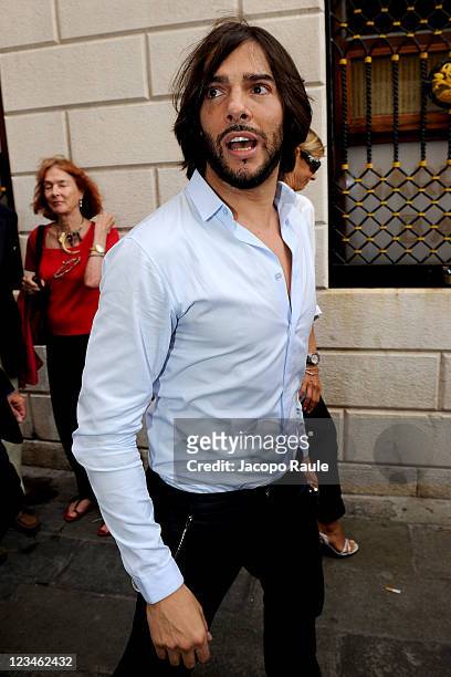 Joaquin Cortes is seen during The 68th Venice International Film Festiva on September 3, 2011 in Venice, Italy.