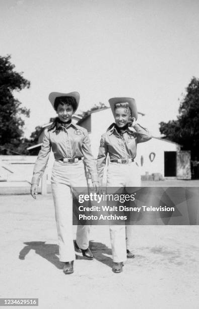 Los Angeles, CA Annette Funicello, Darlene Gillespie appearing on the ABC tv series 'The Magical World of Disney', aka 'Walt Disney Presents',...