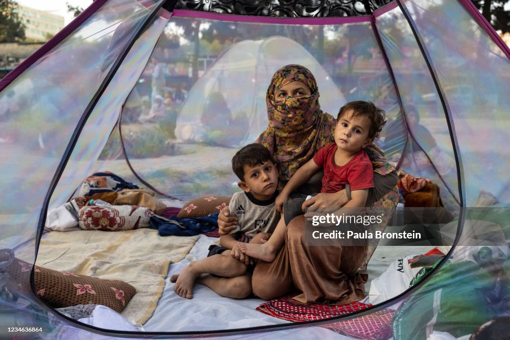 More Displaced Afghans Arrive In Kabul As Taliban Gains Ground