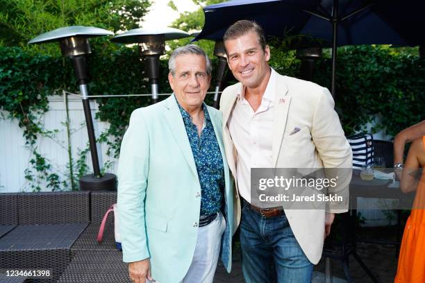 Greg D'Elia and Jack Hartnett attend Southampton African American Museum Benefit Party hosted by Jean Shafiroff & Martin Shafiroff and Aisha...