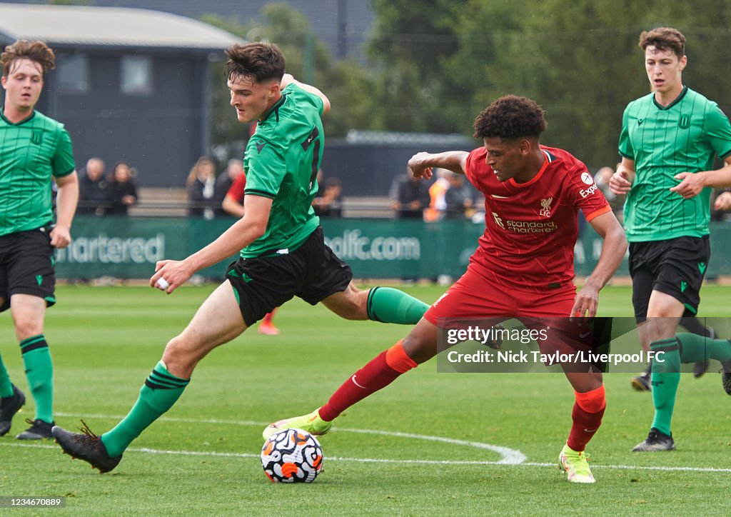 Liverpool v Stoke City: U18 Premier League