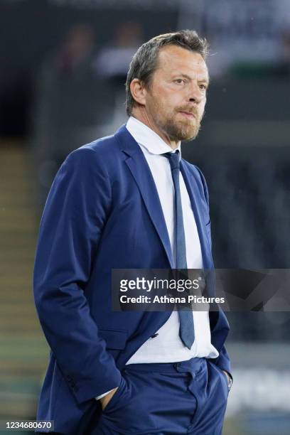 Sheffield United manager Slavisa Jokanovic stands on the touch line during the Sky Bet Championship match between Swansea City and Sheffield United...
