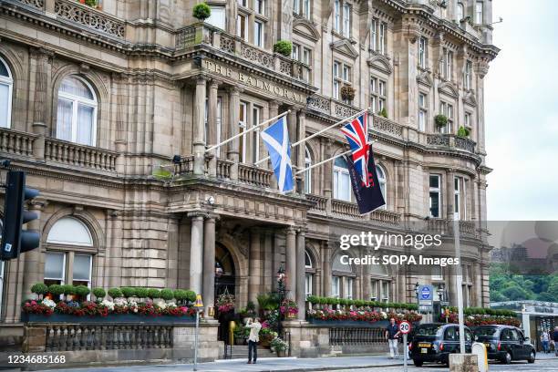 The Balmoral Hotel in Edinburgh, Scotland.