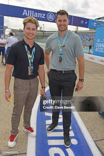 Pritchard and Curtis Pritchard attend the Formula E 2021 BMW i Berlin E-Prix, the double header season finale of the 2020/21 ABB FIA Formula E World...