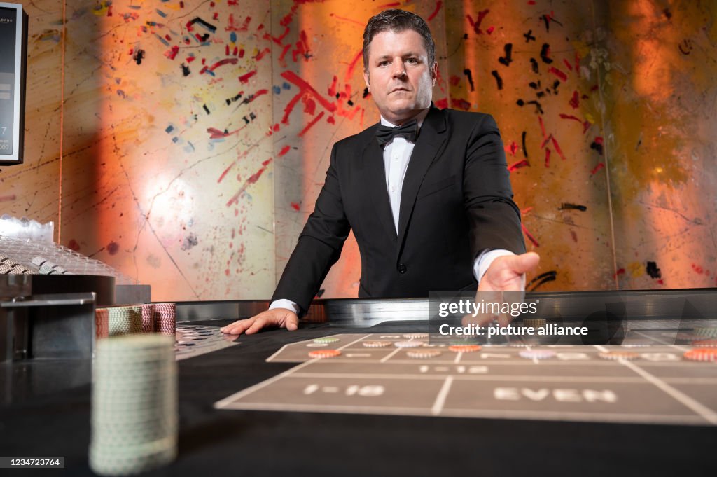 Work as a croupier in the casino