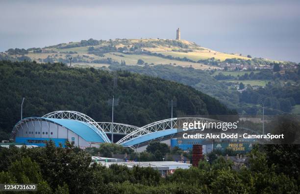General view of The John Smith's Stadium, home of Huddersfield Town, before the Sky Bet Championship match between Huddersfield Town and Preston...