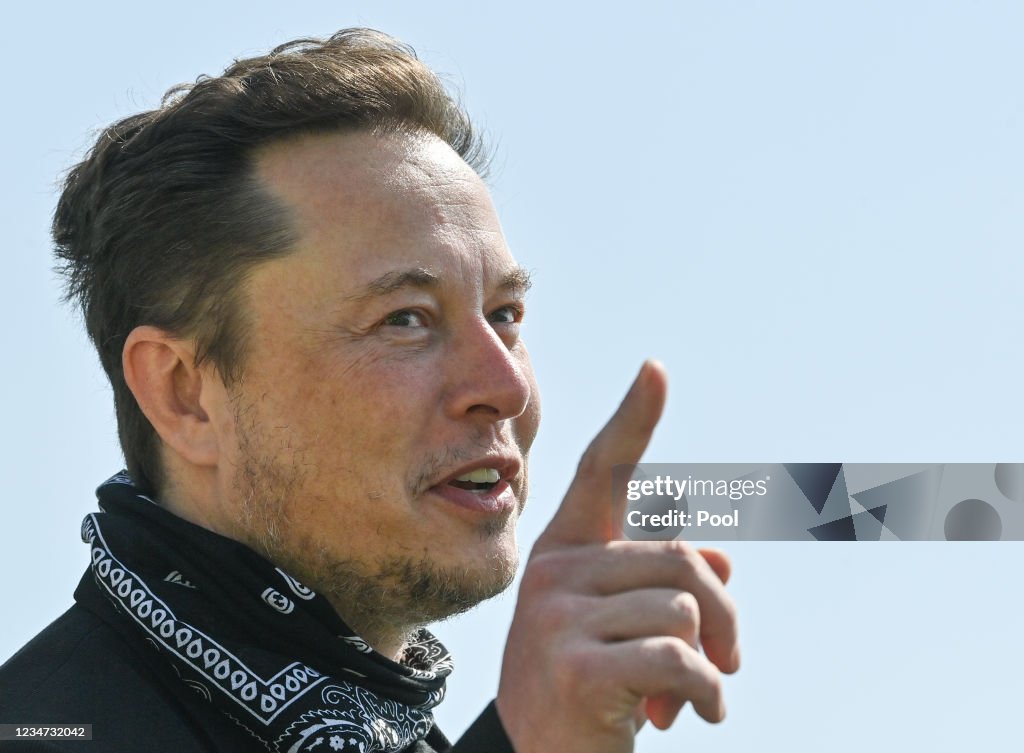 Elon Musk Visits Site Of New Tesla Gigafactory In Germany