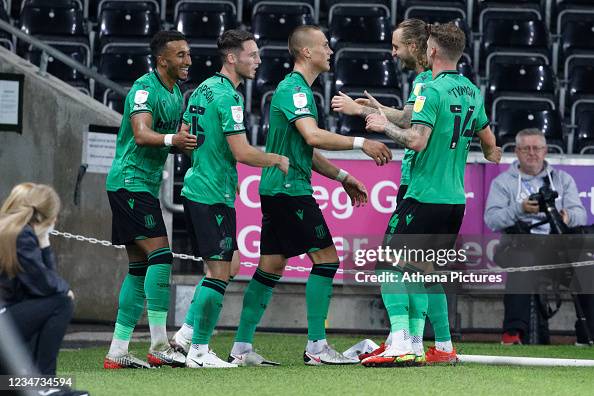 Swansea City v Stoke City - Sky Bet Championship Swansea City v Stoke City - Sky Bet Championship