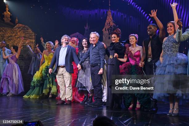 Cast members including Georgina Castle, director Laurence Connor, Carrie Hope Fletcher, Lord Andrew Lloyd Webber, Victoria Hamilton-Barritt, Laura...