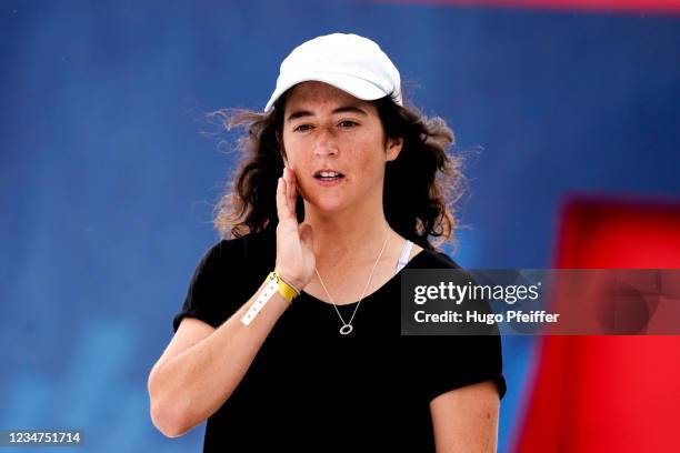 Charlotte HYM of France during the day two of Red Bull Paris Conquest at Trocadero on August 18, 2021 in Paris, France.