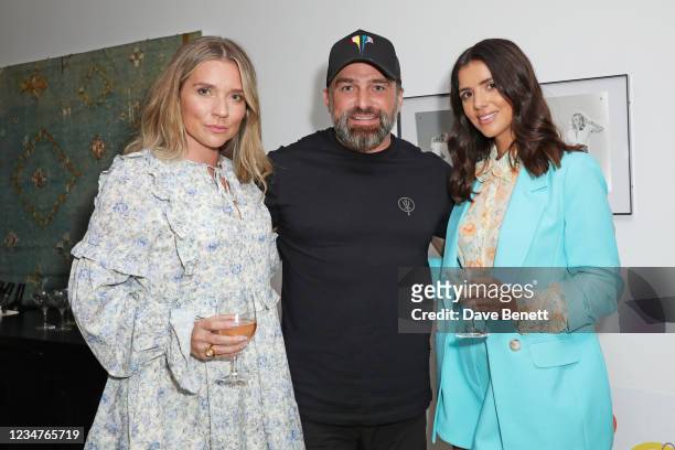 Candice Brown, Ant Middleton and Lucy Mecklenburgh attend the launch of Frankie Bridge's new book "GROW: Motherhood, Mental Health & Me" at SohoWorks...