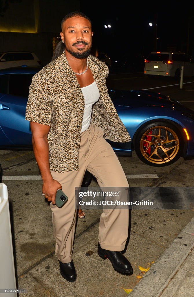 Celebrity Sightings In Los Angeles - August 20, 2021